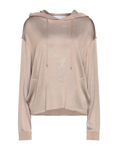 Shop Drome Woman Sweater Sand Size L Viscose In Beige