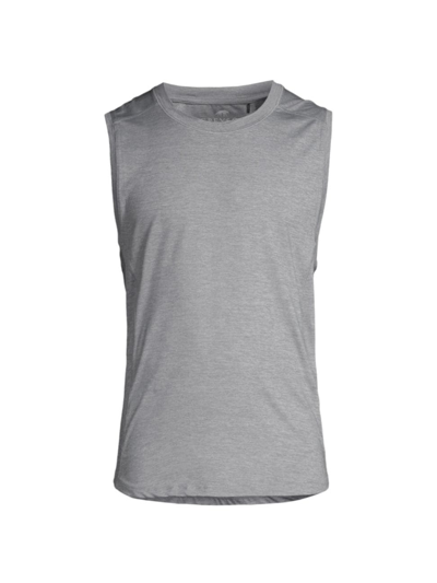 Shop Greyson Men's Guide Sport Sleeveless T-shirt In Light Grey
