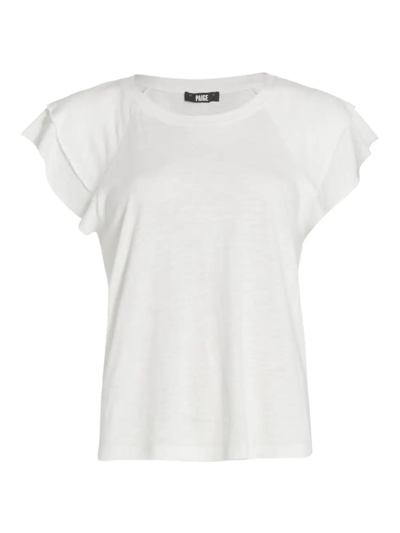 Shop Paige Women's Linnea T-shirt In White