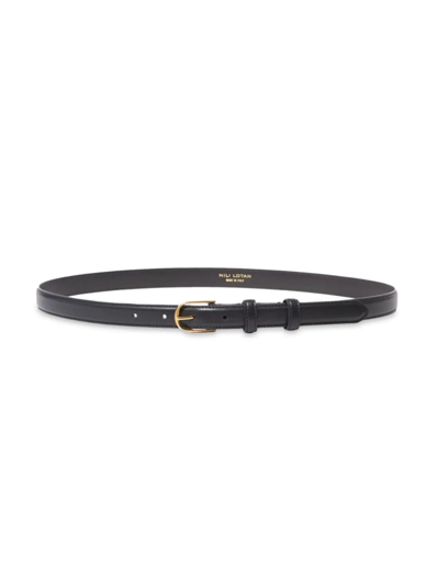 Nili Lotan Jane Belt In Black
