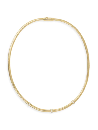 Shop Alberto Milani Women's Via Bagutta 18k Yellow Gold & Diamond Necklace