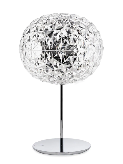 Shop Kartell Standing Planet Lamp In Crystal