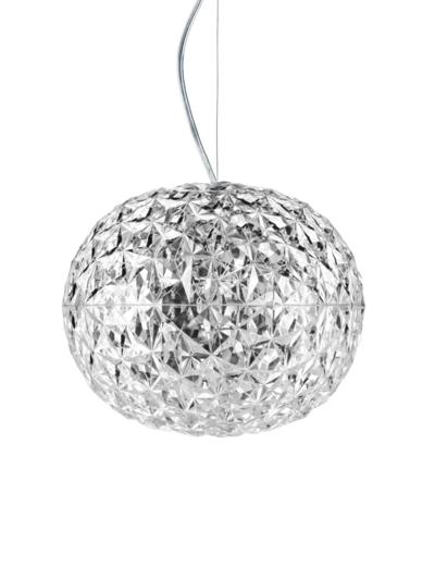Shop Kartell Planet Suspension Lamp In Silver