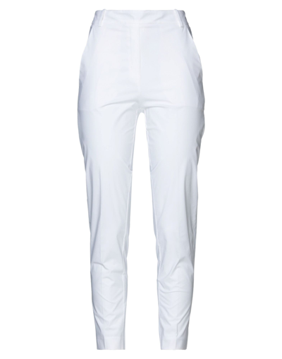 Shop Kiltie Woman Pants White Size 2 Cotton, Elastane
