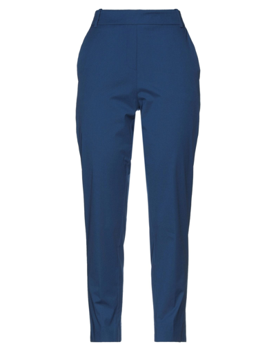 Shop Kiltie Woman Pants Blue Size 2 Cotton, Elastane