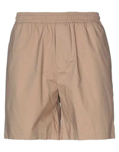 Shop Golden Craft 1957 Man Shorts & Bermuda Shorts Light Brown Size 1 Cotton, Elastane In Beige
