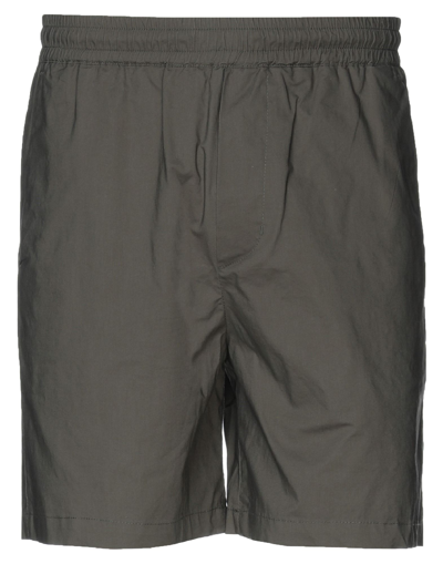 Shop Golden Craft 1957 Man Shorts & Bermuda Shorts Military Green Size 1 Cotton, Elastane