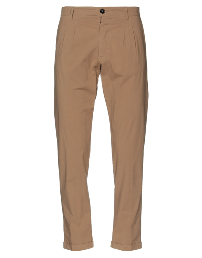 Shop True Nyc Man Pants Light Brown Size 32 Cotton, Elastane In Beige