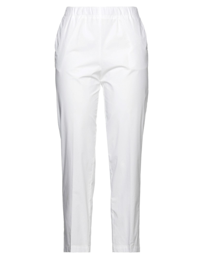 Shop Kiltie Woman Pants White Size 2 Cotton