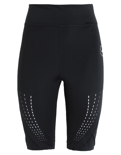 Shop Adidas By Stella Mccartney Asmc Tpr Cycl T Woman Leggings Black Size S Recycled Polyester, Elastane