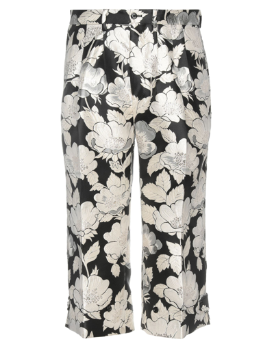 Shop Dolce & Gabbana Man Pants Black Size 36 Polyester, Silk