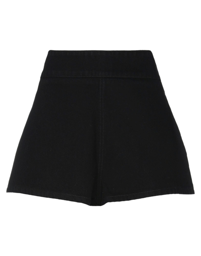 Shop Wandering Woman Denim Shorts Black Size 2 Cotton