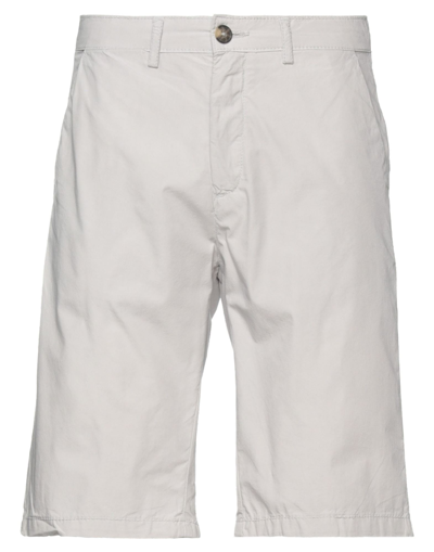 Shop Liu •jo Man Man Shorts & Bermuda Shorts Light Grey Size 28 Cotton