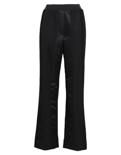 Shop Ter Et Bantine Woman Pants Black Size 12 Polyester, Virgin Wool, Polyamide, Elastane, Cotton