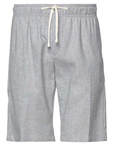 Shop Primo Emporio Man Shorts & Bermuda Shorts Grey Size 28 Cotton, Linen