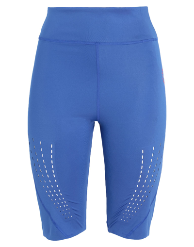 Shop Adidas By Stella Mccartney Asmc Tpr Cycl T Woman Leggings Blue Size S Recycled Polyester, Elastane