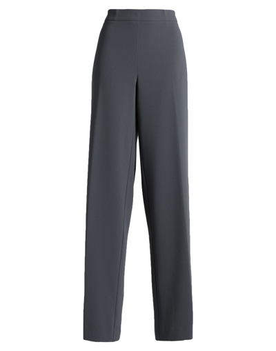 Shop D-exterior D. Exterior Woman Pants Lead Size 10 Polyester, Elastane In Grey