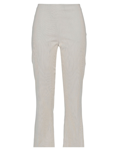 Shop Berwich Woman Pants Beige Size 4 Cotton, Elastane