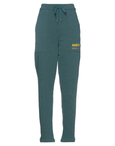 Shop Ambush Man Pants Deep Jade Size M Cotton In Green