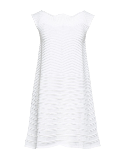 Shop Circus Hotel Woman Mini Dress White Size 10 Viscose, Polyester, Polyamide
