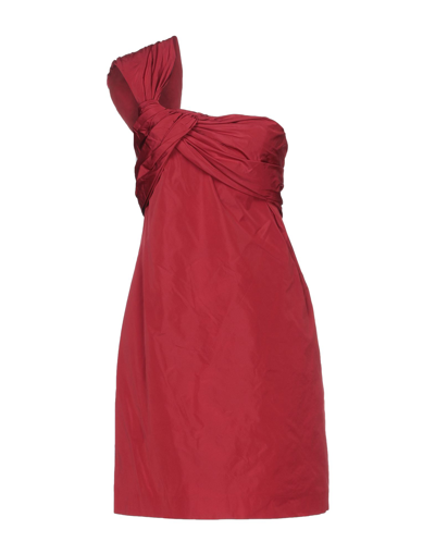 Shop Maliparmi Malìparmi Woman Mini Dress Red Size 6 Polyester