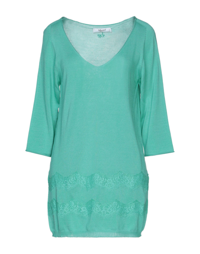 Shop Blugirl Blumarine Woman Sweater Light Green Size 4 Silk, Acrylic