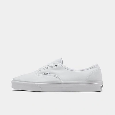 Shop Vans Authentic Casual Shoes In White/white