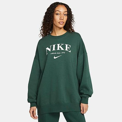 Nike green sweatshirt womens online