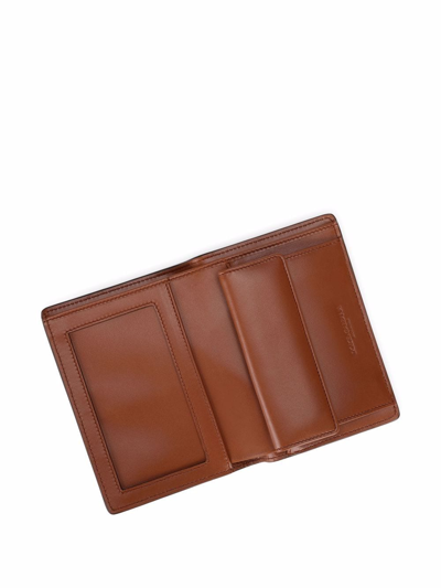 Dolce & Gabbana Leopard-print Bi-fold Wallet In Braun