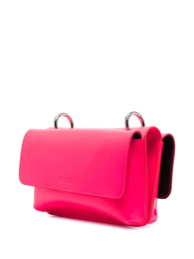 Shop Msgm Twin Double Tote Bag In Pink