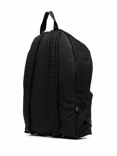 Shop Msgm Logo-print Backpack In Black