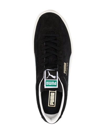 Shop Puma Muenster Classic Low-top Sneakers In Schwarz