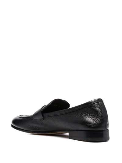 Shop Fratelli Rossetti Round Toe Loafers In Schwarz