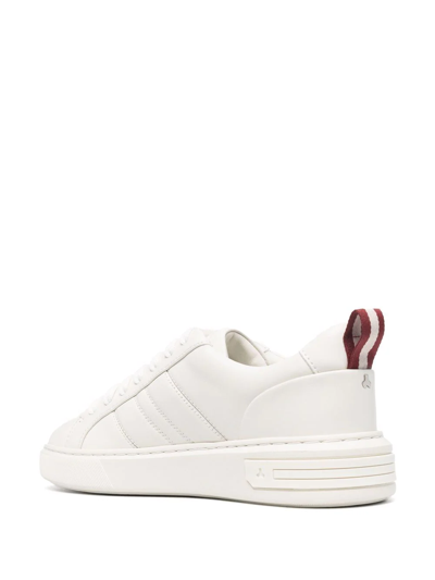 Shop Bally Interchangeable-laces Low-top Sneakers In Weiss