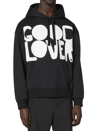 Shop Valentino Good Lover Sweatshirt Black
