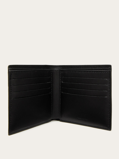 Shop Valentino Neon Vltn Wallet In Black