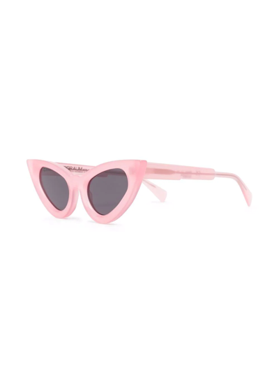 Shop Kuboraum Cat-eye Frame Sunglasses In Pink