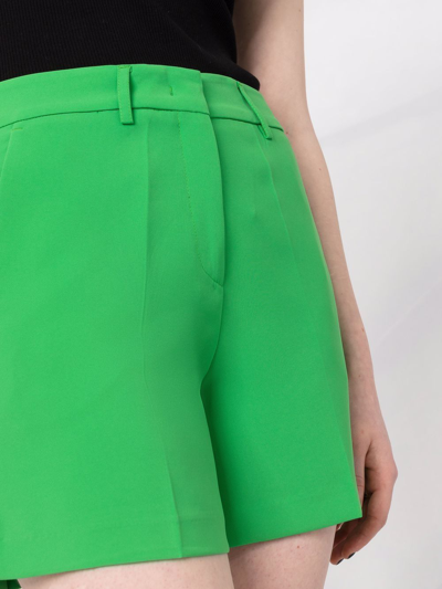 Shop Blanca Vita Penelope Tailored Shorts In Green