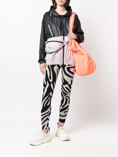 Shop Adidas By Stella Mccartney Belt Bag Lightweight Jacket In Black