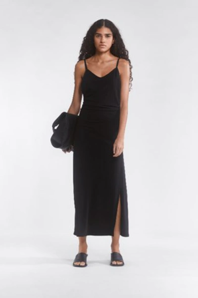 Filippa K Black Yoli Midi Dress | ModeSens