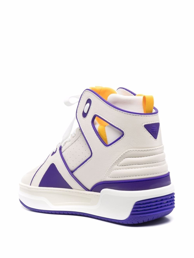 Shop Just Don Courtside Hi Sneakers In Violet