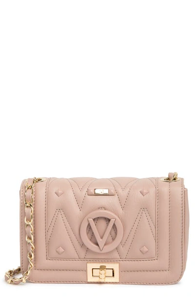 Shop Valentino By Mario Valentino Beatriz D Leather Crossbody Bag In Nude