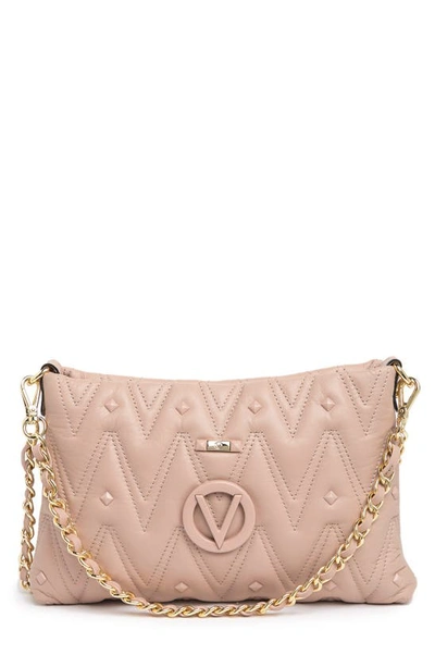 Valentino By Mario Valentino Vanille Studded Leather Crossbody Bag In Nude  | ModeSens