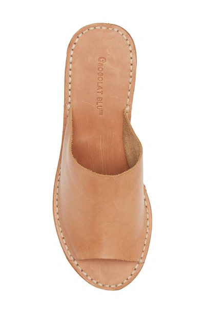Shop Chocolat Blu Glorey Platform Sandal In Camel Leather