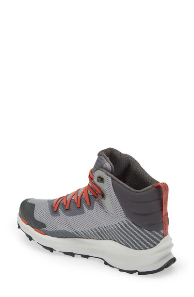 Shop The North Face Vectiv Fastpack Futurelight™ Waterproof Mid Hiking Boot In Grey/ Grey