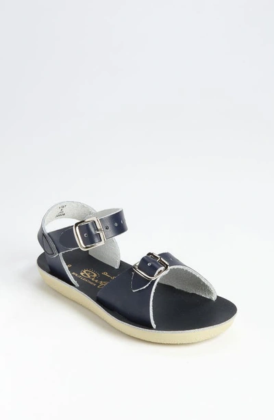 Shop Salt Water Sandals By Hoy Surfer Water Friendly Sandal In Navy Blue