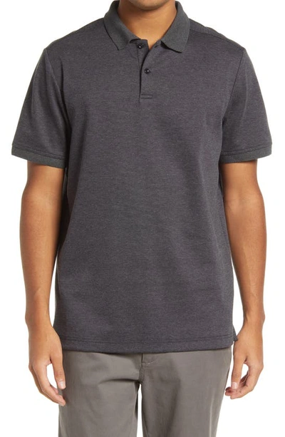 Shop Nordstrom Tech Smart Piqué Polo In Black