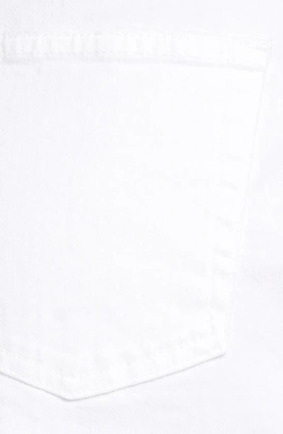 Shop Ag Hailey High Waist Boyfriend Cutouff Denim Shorts In 1 Year Classic White