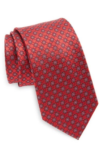 Shop Nordstrom Neat Silk Tie In Red