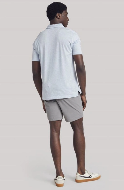 Faherty Movement&trade; Short-sleeve Polo Shirt (tall) In Cardiff Blue Heather